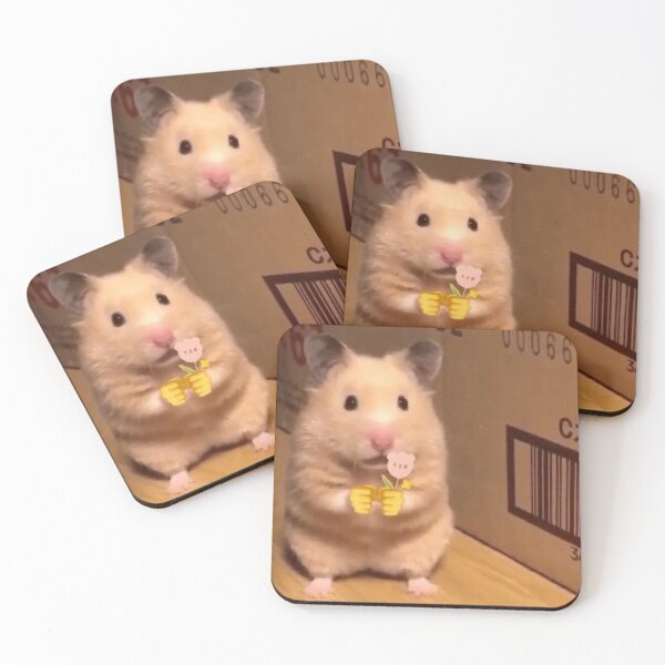 Item preview, Hamster & flower designed and sold by Moon-lightfight.
