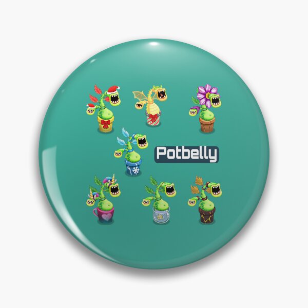 Item preview, My Singing Monsters characters Potbelly designed and sold by LeftHandPathDes.