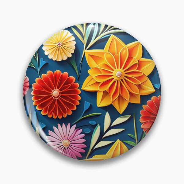 Item preview, Awe-Inspiring Paper Blossoms: Trending 3D Kirigami Creations Seamless Vector Flowers Pattern - Premium Design designed and sold by Jisoo Flowers.