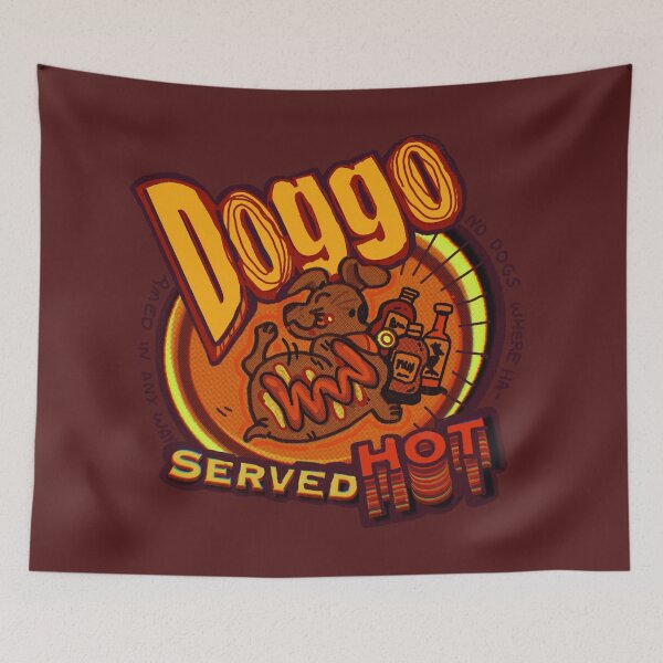 Item preview, Doggo served hot designed and sold by Deathoftheself.