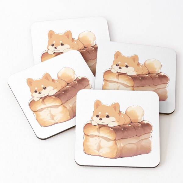 Item preview, Kawaii Toast Shiba designed and sold by TheBakaAnime.