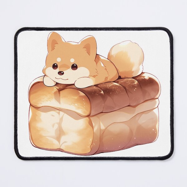 Item preview, Kawaii Toast Shiba designed and sold by TheBakaAnime.