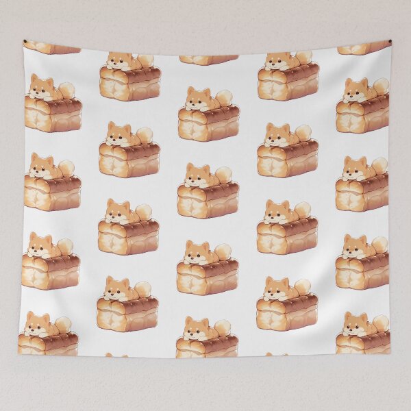 Item preview, Kawaii Toast Shiba designed and sold by TheBakaAnime.