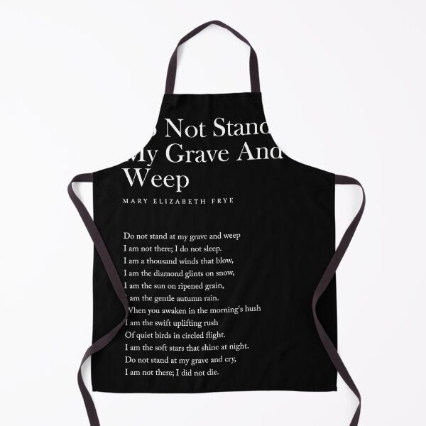 Artikelvorschau, Do Not Stand At My Grave And Weep - Mary Elizabeth Frye Poem - Literature - Typewriter Print 2 Black entworfen und verkauft von Studio Grafiikka.