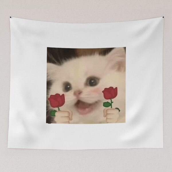 Item preview, Flowers & cat  designed and sold by Moon-lightfight.