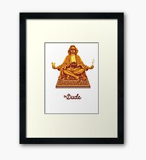 THE DUDE Framed Print