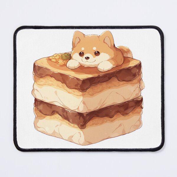 Item preview, Kawaii Toast Shiba designed and sold by TheBakaAnime.