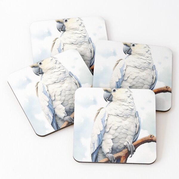 Item preview, Cockatoo, Watercolour art designed and sold by DigitalDugong.