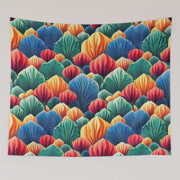 Item preview, Elegant Paper Blooms: Trending 3D Kirigami Floral Artistry Seamless Vector Flowers Pattern - Premium Design designed and sold by Jisoo Flowers.