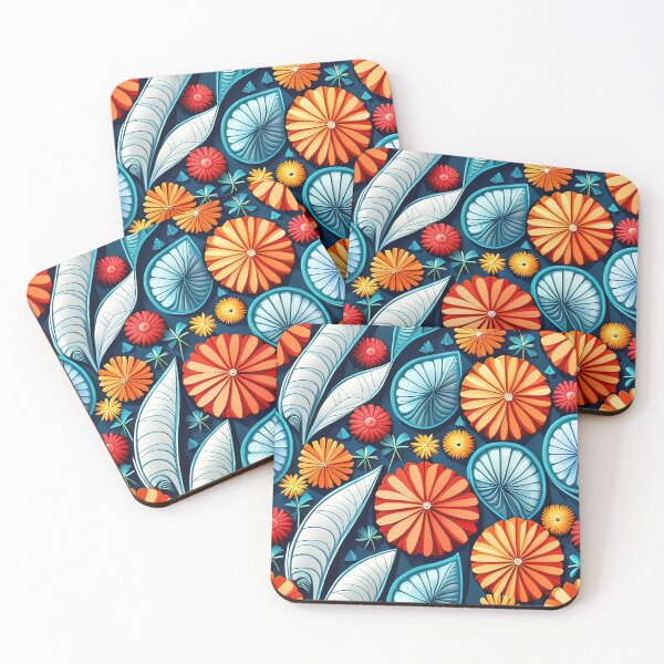 Item preview, Crafted with Love: Top-rated 3D Kirigami Flower Sculptures Seamless Vector Flowers Pattern - Premium Design designed and sold by Jisoo Flowers.
