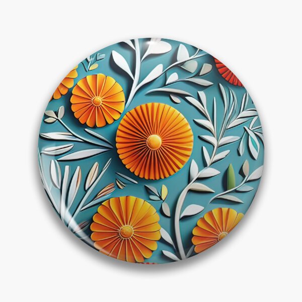 Item preview, Immerse in the World of 3D Kirigami: Captivating Flower Art Seamless Vector Flowers Pattern - Premium Design designed and sold by Jisoo Flowers.