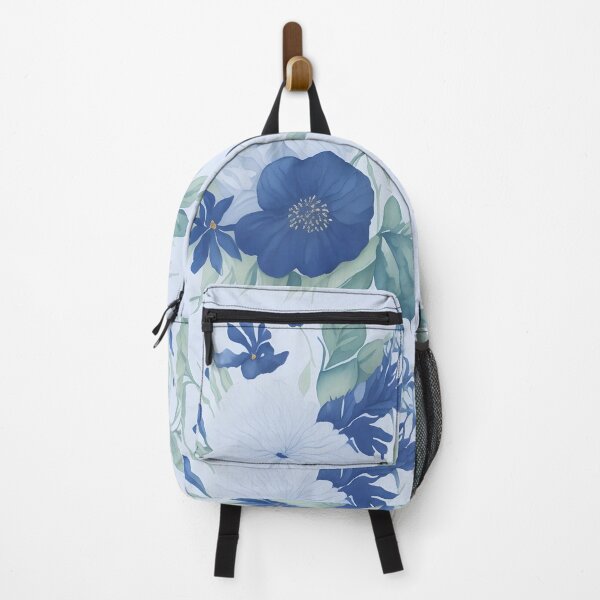 Item preview, Enchanting Blooms in Blue: A magical pattern that captures the beauty of blue blooms designed and sold by byaz3.