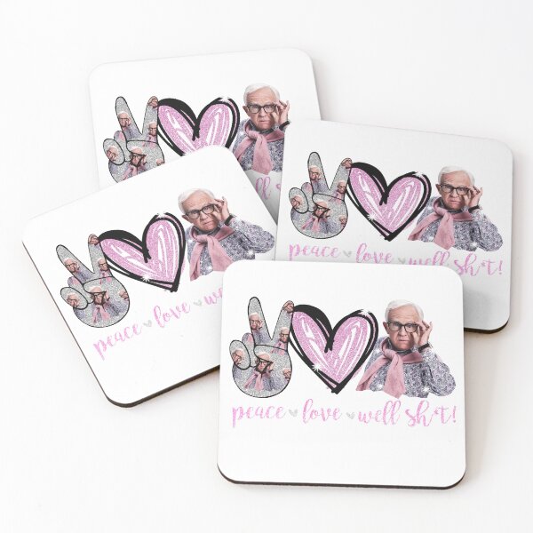 Item preview, Peace Love Well Shit Funny Tee Leslie Jordan Well Shit designed and sold by ChomechaiWei.
