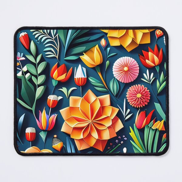 Item preview, Unleash Your Creativity: Explore 3D Kirigami Floral Design Seamless Vector Flowers Pattern - Premium Design designed and sold by Jisoo Flowers.