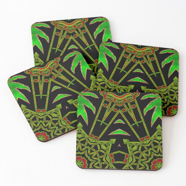 Item preview,  Music is my drug - music is my medicine - Funny attractive abstract graphics with a harmonious geometric blend of herbs and musical notation symbols.  designed and sold by Ralek.