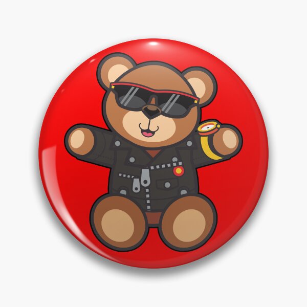Item preview, Biker Teddy Bear designed and sold by Vector-Artist.
