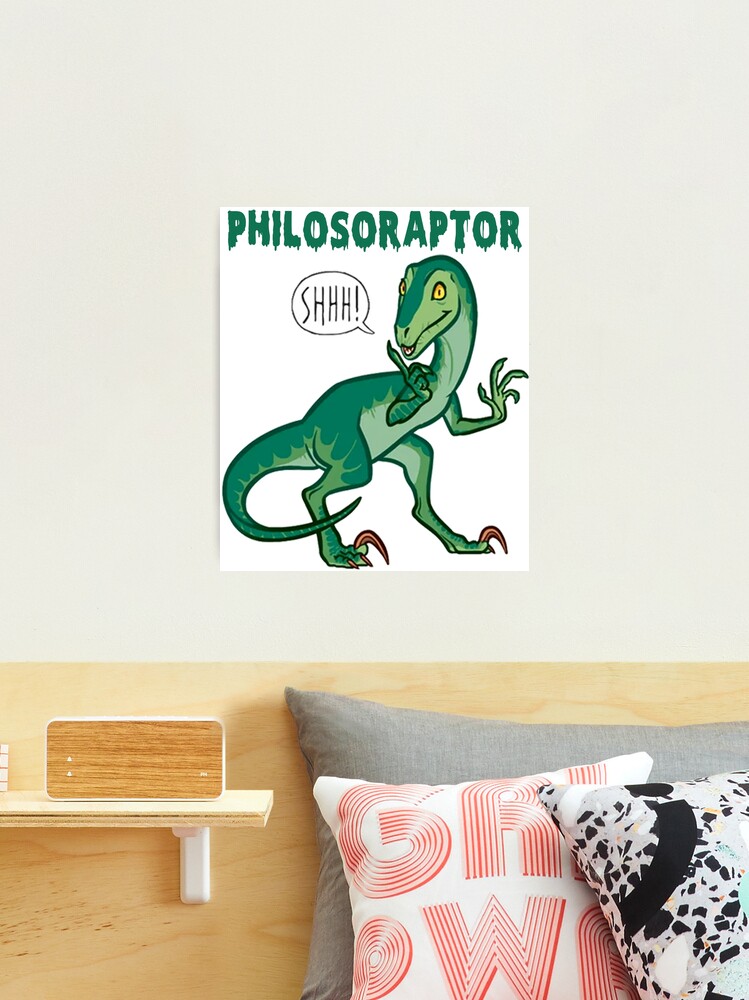 Philosoraptor Meme Funny Dinosaur Retractable ID Card Badge Holder