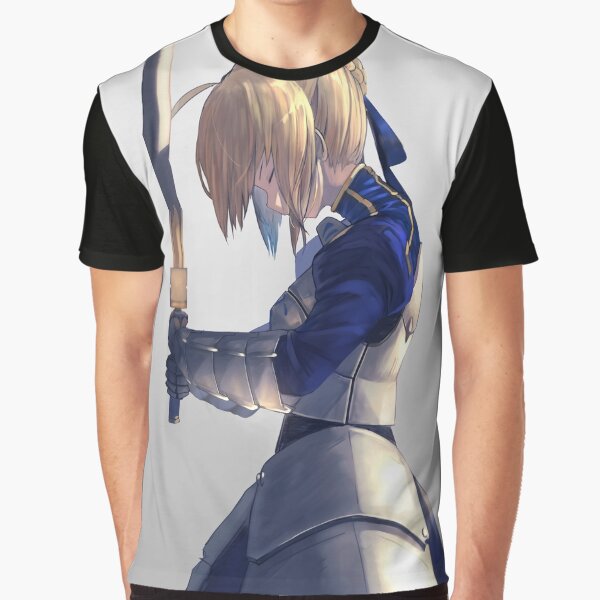 Saber Fate Stay night Graphic T-Shirt