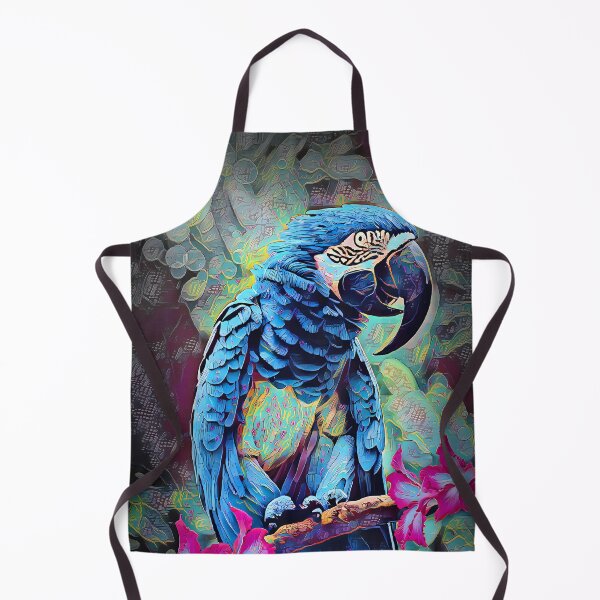 Item preview, Blue Macaw Colorful Abstract Digital Art Design designed and sold by Heathermarie321.