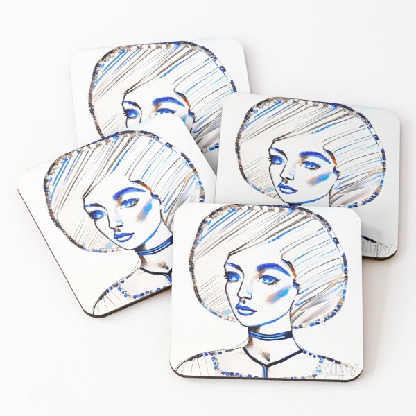 Item preview, blue queen designed and sold by ReyandHigh.