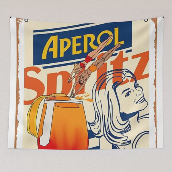 Item preview, aperol spritz Art Print  designed and sold by jenniferconnel.