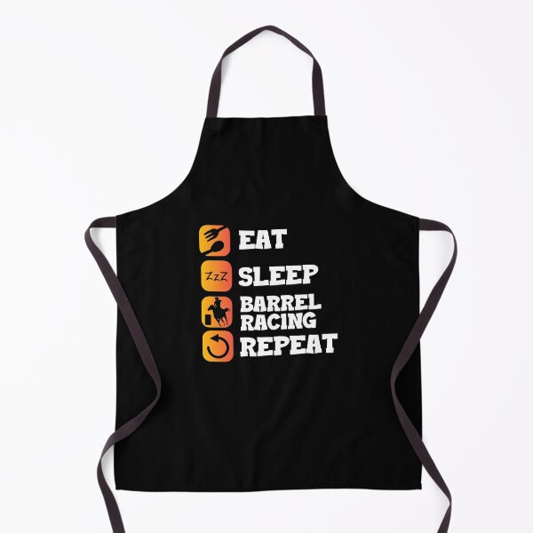 Item preview, Eat Sleep Repeat Barrel Racing Western Riding designed and sold by Pubi.