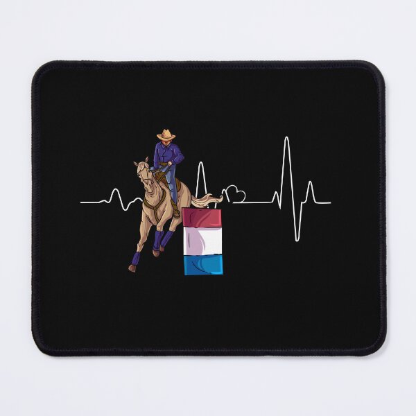 Item preview, Barrel Racing Heartbeat Western Riding Horse Rodeo designed and sold by Pubi.
