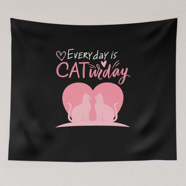 Item preview, Everyday Is Caturday Cute Cat Mom Gifts For Mom and Dad Cat Lovers Gift designed and sold by Norstyle.