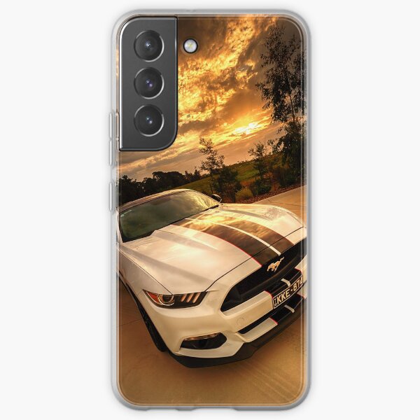 A Ford Mustang sunset Samsung Galaxy Soft Case