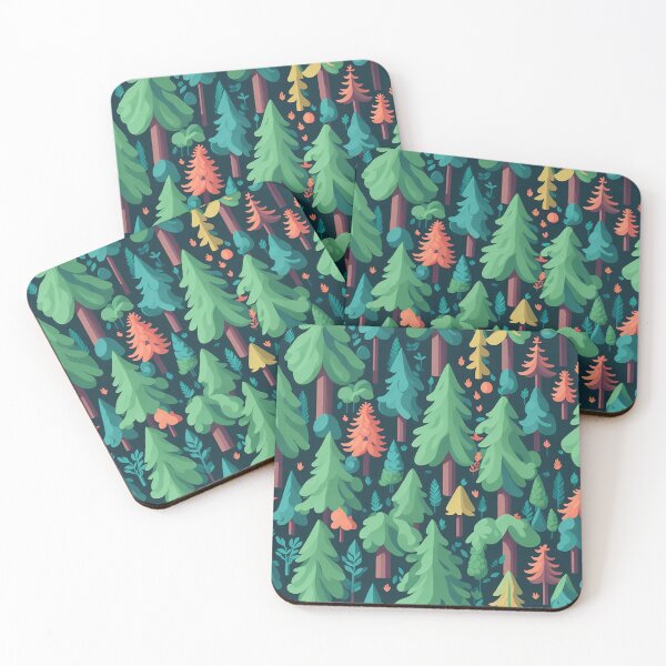 Item preview, Evergreen Forest Pattern designed and sold by JoanNinjaHen.
