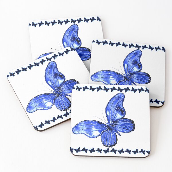 Item preview, Blue Butterflies designed and sold by Linda Callaghan.