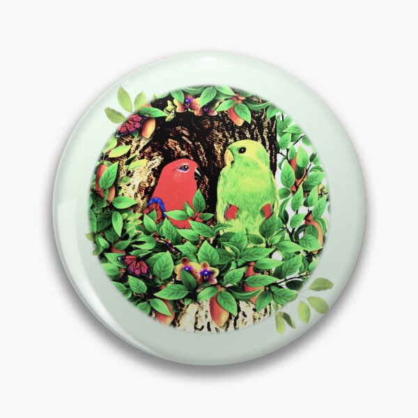 Item preview, Nesting Eclectus Parrots designed and sold by KC Morcom.