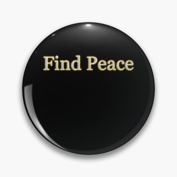 Item preview, Find Peace (White Angelic halo Text) designed and sold by Swabcraft.