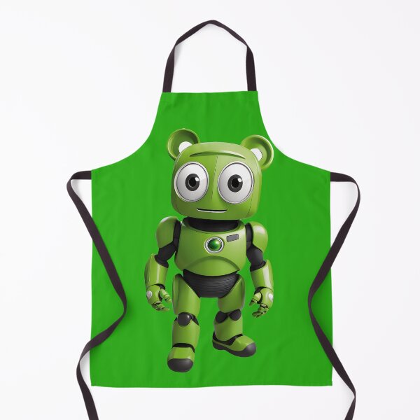 Item preview, Friendly Green Robot - Fun design for t-shirts and more designed and sold by Mementium.