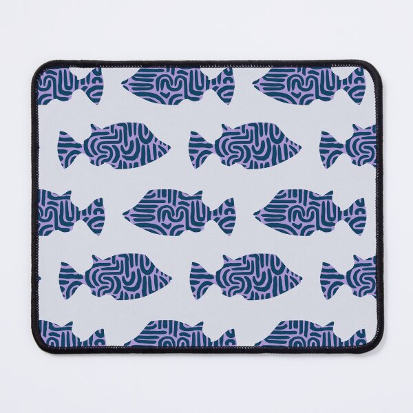 Item preview, Patterned Trigger Fish, repeated designed and sold by lurepeating.