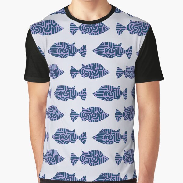 Item preview, Patterned Trigger Fish, repeated designed and sold by lurepeating.