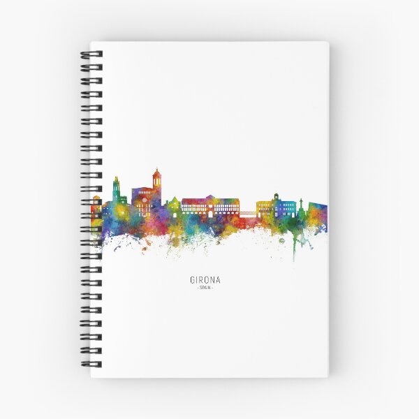 Item preview, Girona Spain Skyline designed and sold by ArtPrints.