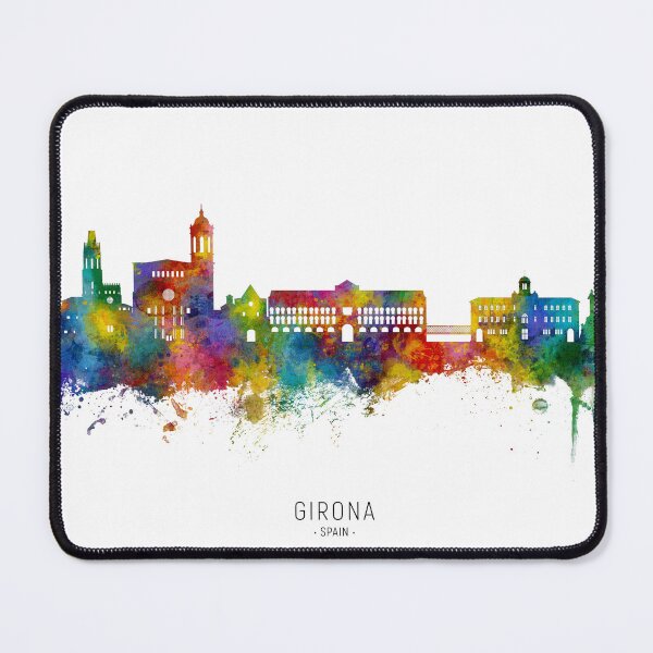 Item preview, Girona Spain Skyline designed and sold by ArtPrints.
