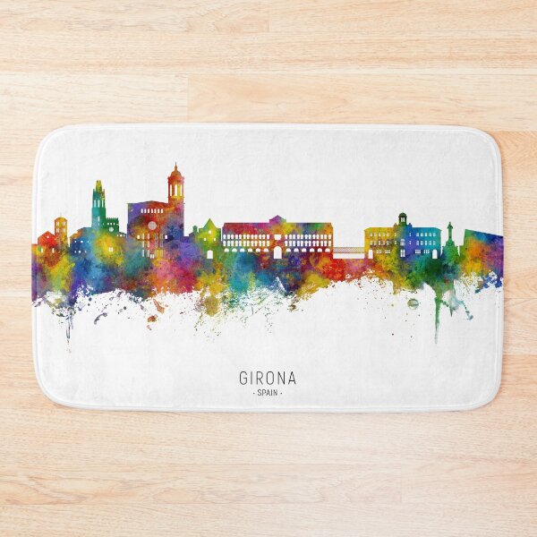 Item preview, Girona Spain Skyline designed and sold by ArtPrints.