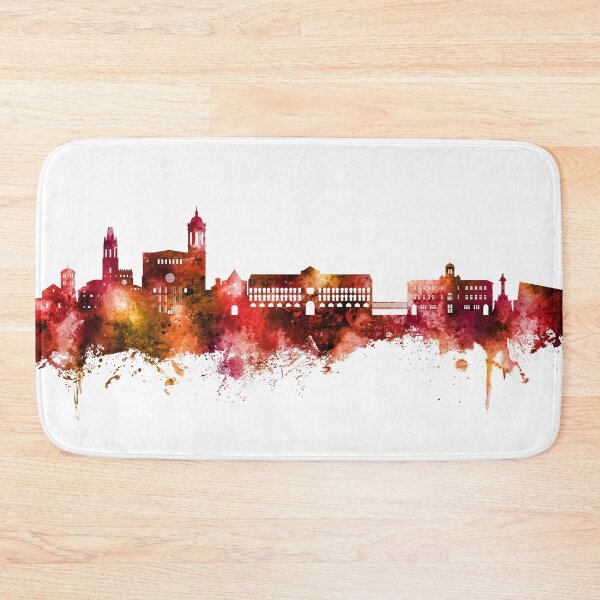 Item preview, Girona Spain Skyline designed and sold by ArtPrints.