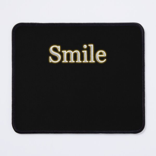 Item preview, Smile (White Angelic halo Text) designed and sold by Swabcraft.