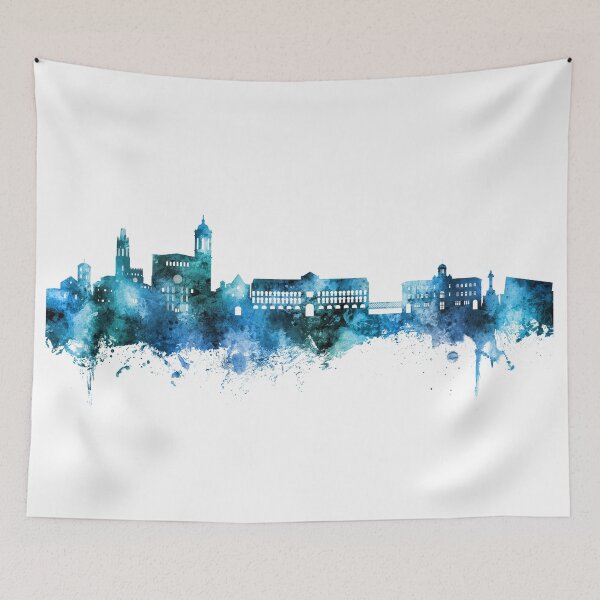 Item preview, Girona Spain Skyline designed and sold by ArtPrints.