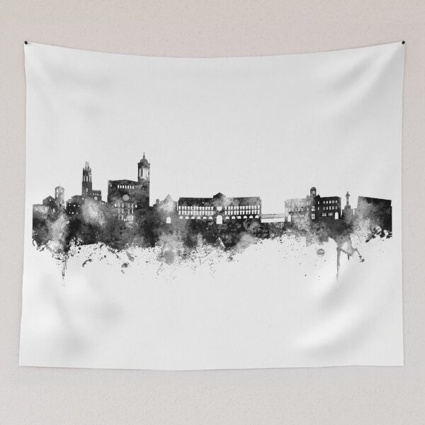 Item preview, Girona Spain Skyline designed and sold by ArtPrints.