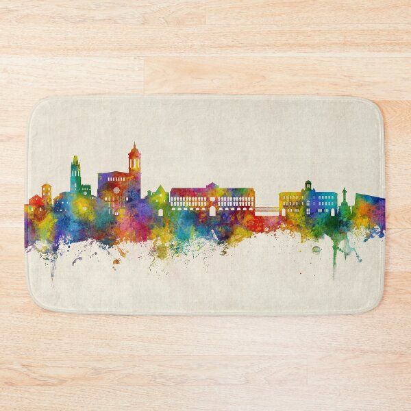 Item preview, Girona Spain Skyline designed and sold by ArtPrints.
