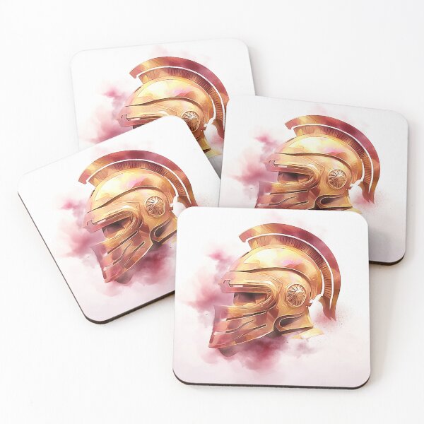 Item preview, Mascot Trojan (burgundy & gold digital print designed and sold by AWSai-4.
