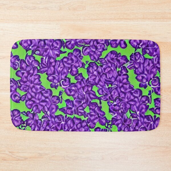 Item preview, Abstract Purple Petals On Green designed and sold by calibrit.