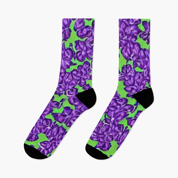 Item preview, Abstract Purple Petals On Green designed and sold by calibrit.