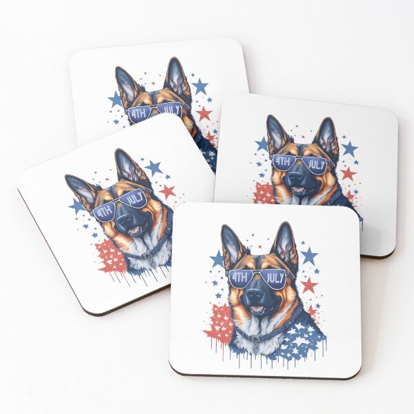 Item preview,  4th of July portrait of a dog against the background of the flag designed and sold by jkrphoto.
