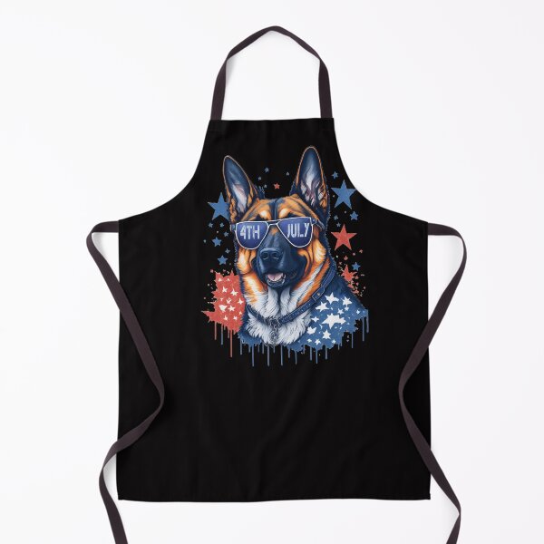 Item preview, 4th of July portrait of a dog against the background of the flag designed and sold by jkrphoto.