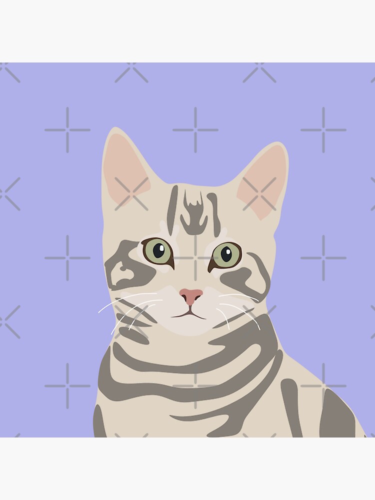 Kawaii Grey Cat Pin